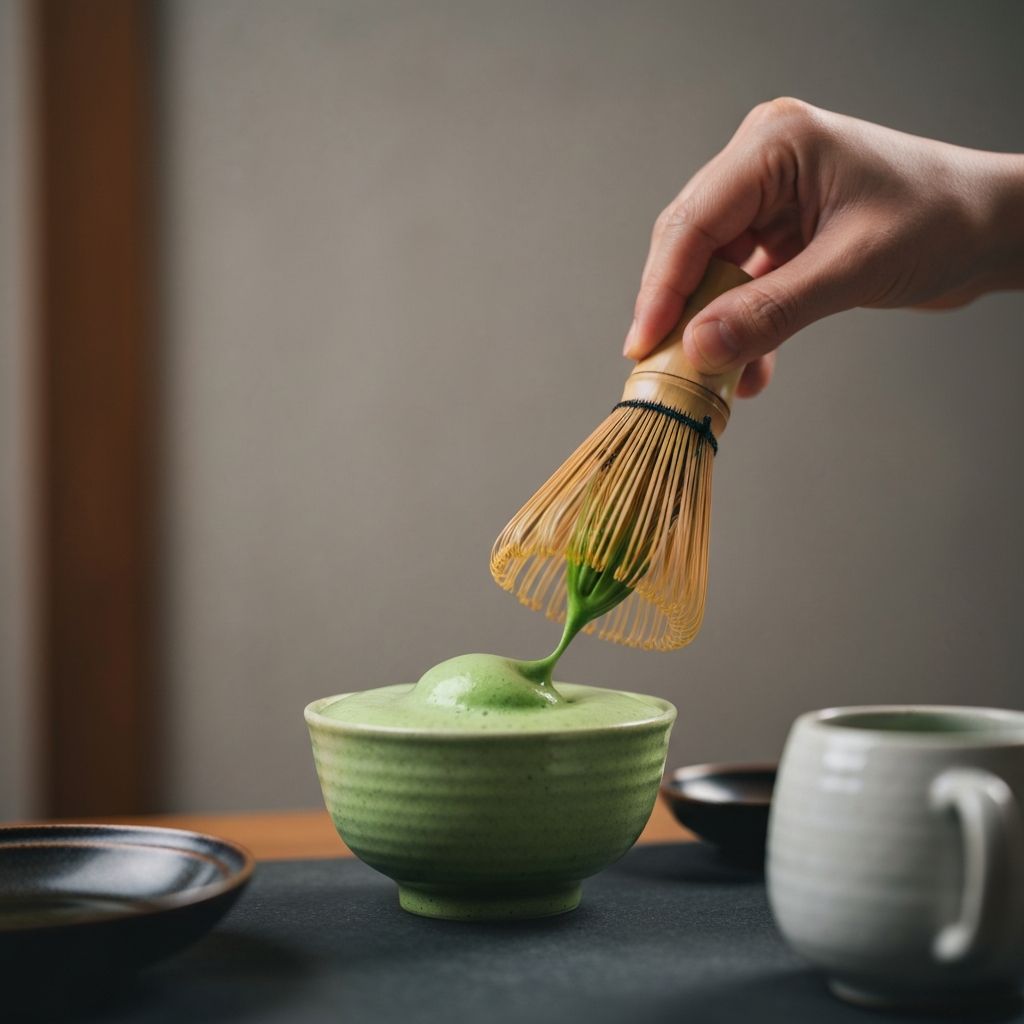 抹茶の準備
